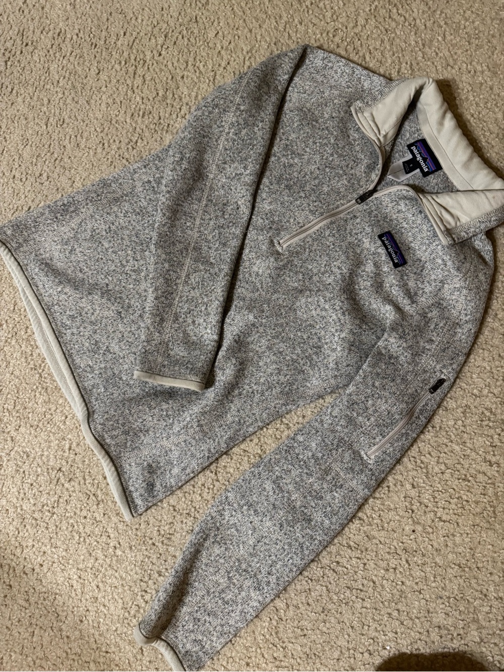 Patagonia women’s Gray Better Sweater 1/4-Zip Pullover